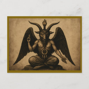 Baphomet Postkarte