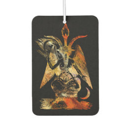 Baphomet Red und Black Autolufterfrischer