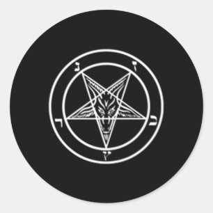 Baphomet Runder Aufkleber