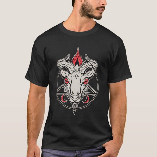 Baphomet Satanic T-Shirt (Vorderseite)
