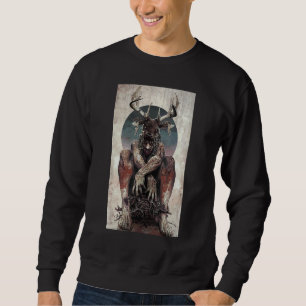 Baphomet Satanist Ziege Satanic Dark Evil 666 Sweatshirt