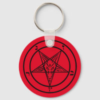 Baphomet-Schlüsselanhänger