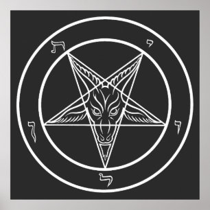 Baphomet Siegel CoS 60cm Poster