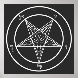 Baphomet Siegel CoS 60cm Poster