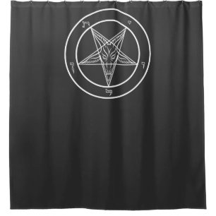 Baphomet Sigil CoS 6' Rideau de chambre rituelle o
