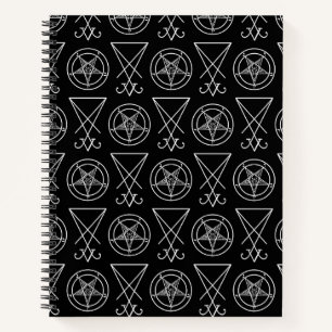 Baphomet & Sigil von Lucifer Notizbuch