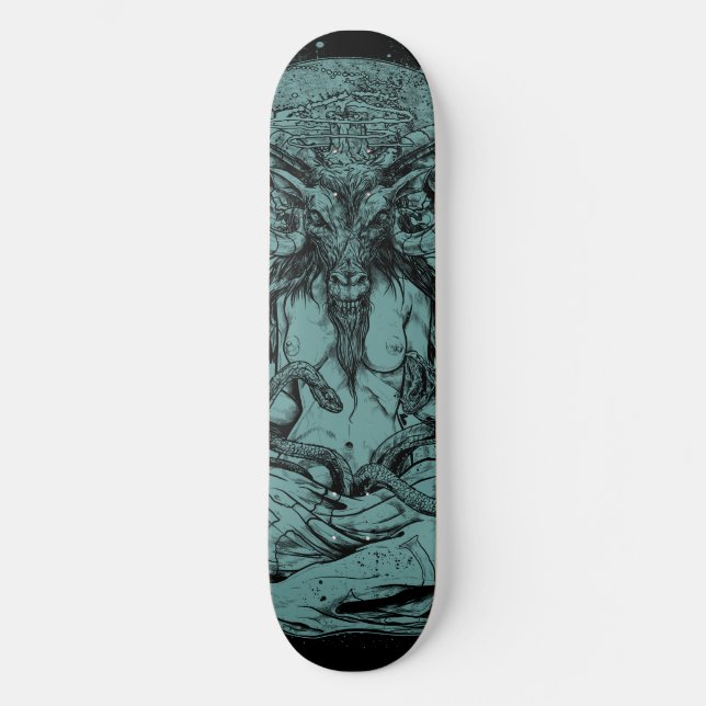 Baphomet Skate-Plattform Skateboard (Vorderseite)