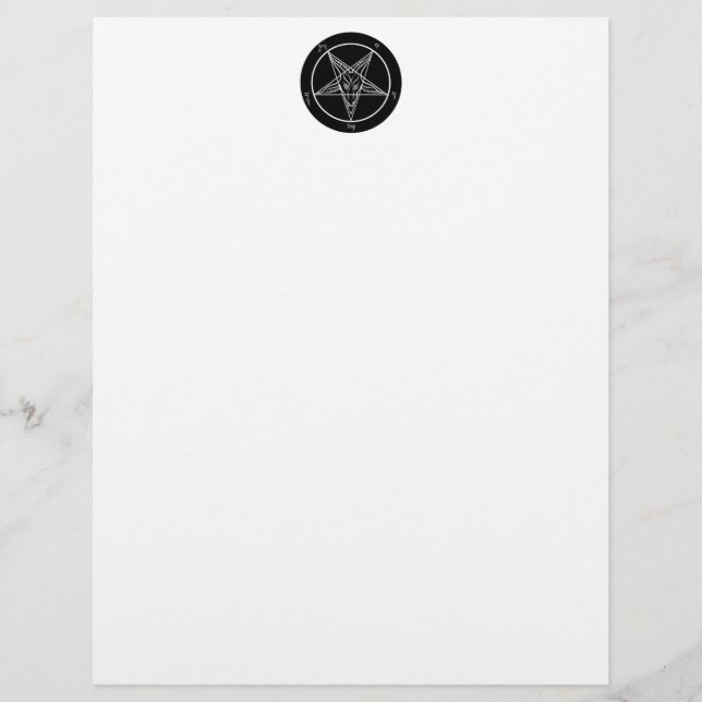 Baphomet Stationery (Vorderseite)