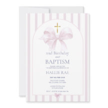 Baptême & 2e Invitation d'anniversaire, Conception