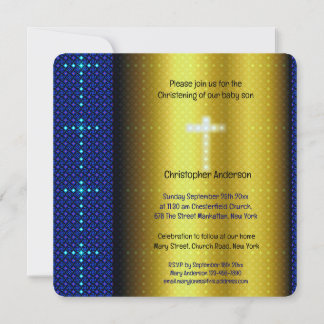 Baptême Christening Invitation