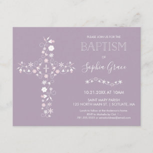 Baptême, Invitation au baptême - Invitation de la