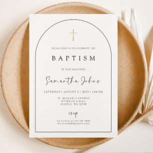 Baptême Invitation Modèle, Baptême Modifiable Invi