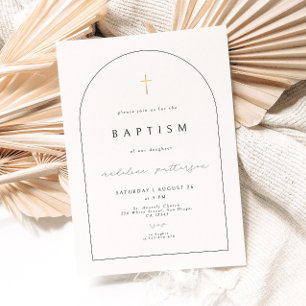 Baptême Invitation Modèle, Baptême Modifiable Invi