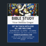Baptism of Jesus, Christian Bible Class Advert Flyer<br><div class="desc">Baptism of Jesus, Christian Bible Class Advertising Flyers By The Business Card Store.</div>