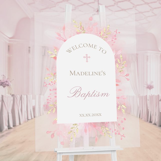 Baptism welcome acrylschild (Von Creator hochgeladen)