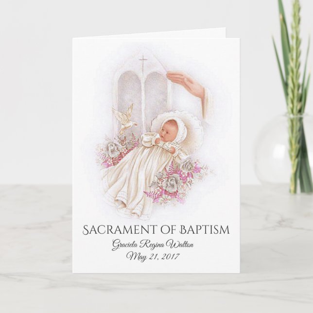 Baptismal Einladung (Vorderseite)
