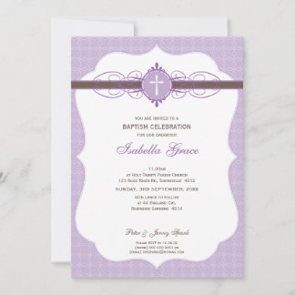 BAPTISMITTELINVITE: makellos 1 P Einladung