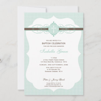 BAPTISMITTELINVITE: makellos 3P Einladung
