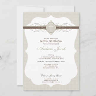 BAPTISMITTELINVITE: makellos 7P Einladung