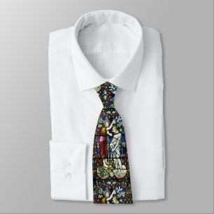 Baptist Buntglas-erwachsener Taufe-Jesuss Johannes Krawatte