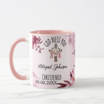 Baptized Christenname Datum Gott segne Sie Custom