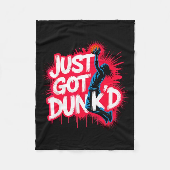 Baptized Jesus Just Got Dunked Baptism  Fleecedecke (Vorderseite)
