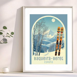 Baqueira-Beret Spanien España Resort Poster