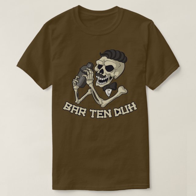 Bar 10 Duh Funny Barkeeper Geschenk T-Shirt (Design vorne)