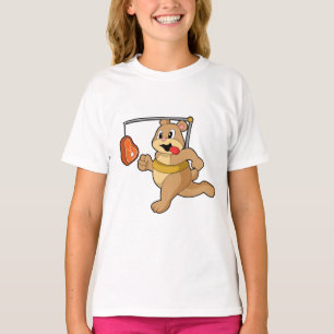 Bär als Runner T-Shirt