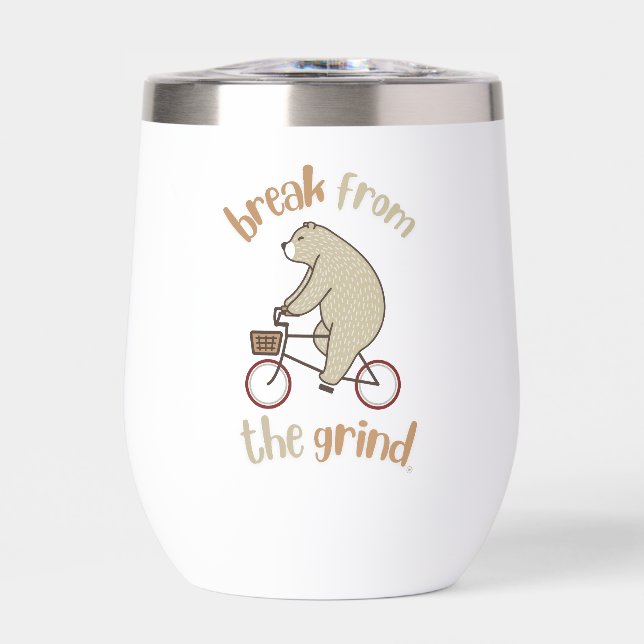 Bär auf einem Fahrrad BFTG (Vorderseite)