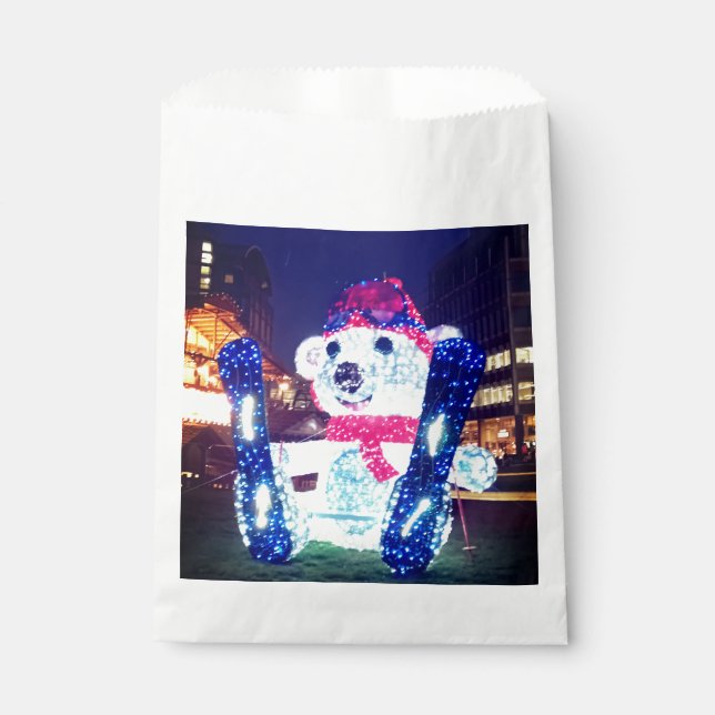 Bär aus Licht Geschenktütchen (Vorderseite)