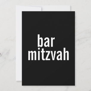 Bar & Bat Mitzvah Ankündigungen & Einladungen