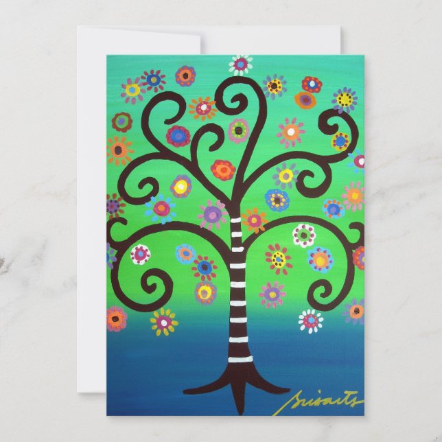 Bar Bat Mitzvah Einladung (Vorderseite)