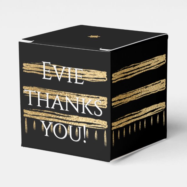 Bar Bat Mitzvah Gold Tallit Classic Geschenkschachtel (Vorderseite)