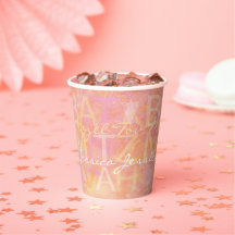 Bar Bat Mitzvah Paper Cup einfach subtil