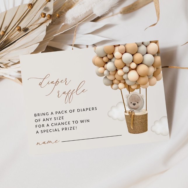 Bär, Beige Balloons, Windschutzscheibe für Babydus Begleitkarte (Von Creator hochgeladen)