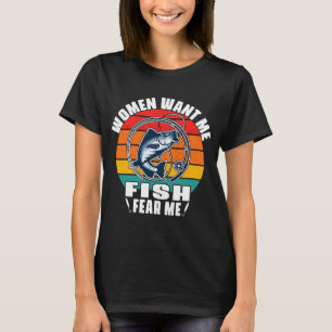 Bär beim Angeln mit Angelrute T-Shirt