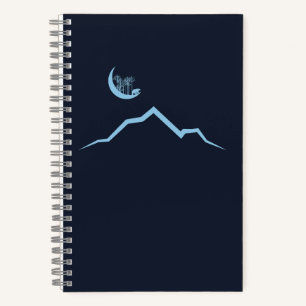 Bär-Berg-Mond Notizbuch