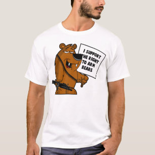 Bär bewaffnet Grizzlybären T-Shirt