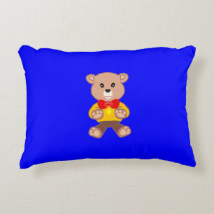 Bär Blau Dekokissen
