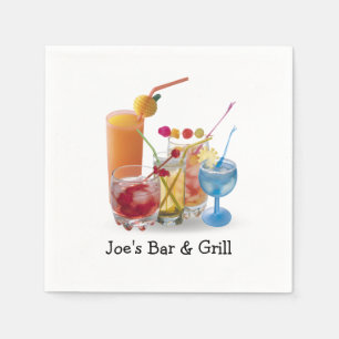 Bar Cocktails Kollektion Serviette