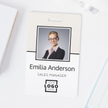 Bar-Code für kundenspezifische Firmenlogos Mitarbe