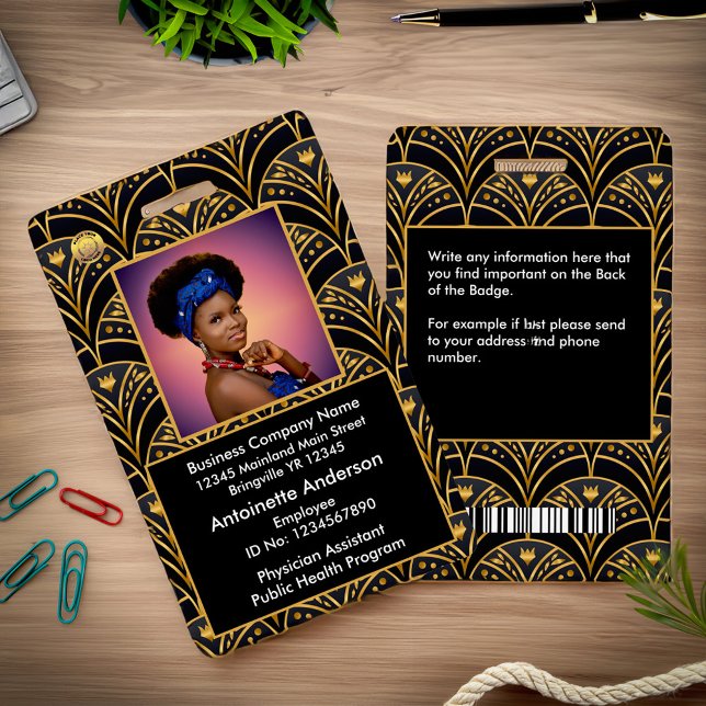 Bar-Code für Logos für Fotos von Mitarbeitern Ausweis (Von Creator hochgeladen)