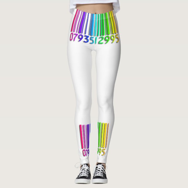 Bar-Code Leggings (Vorderseite)