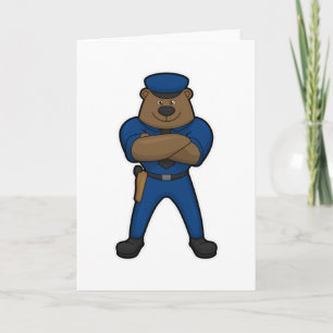 Bär-Cop-Polizei Karte