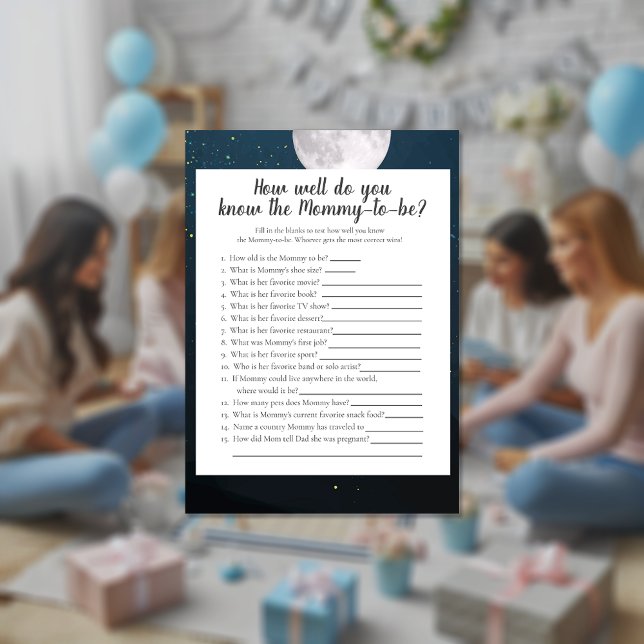 Bär, der Mommy Best Baby Shower Game kennt Einladung (Von Creator hochgeladen)