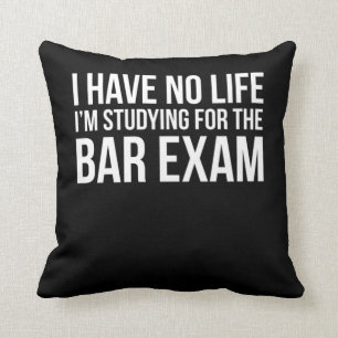 Bar Exam Funny Law School Abschluss Geschenke Desi Kissen