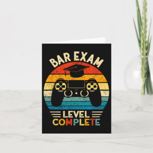 Bar Exam Level Complete Funny Lawyer Law School Gr Karte