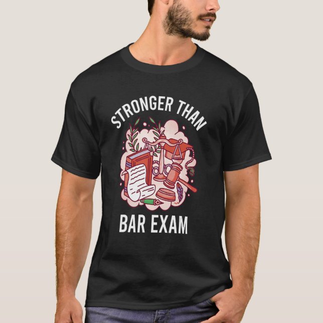 Bar Exam Study Bar Association Gerichtsstand 7 T-Shirt (Vorderseite)