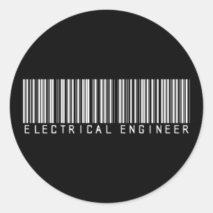 Bar für Elektroingenieure Runder Aufkleber
